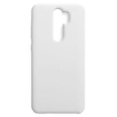 Силиконовый чехол Silicone Cover для Xiaomi Redmi Note 8 Pro (Белый)