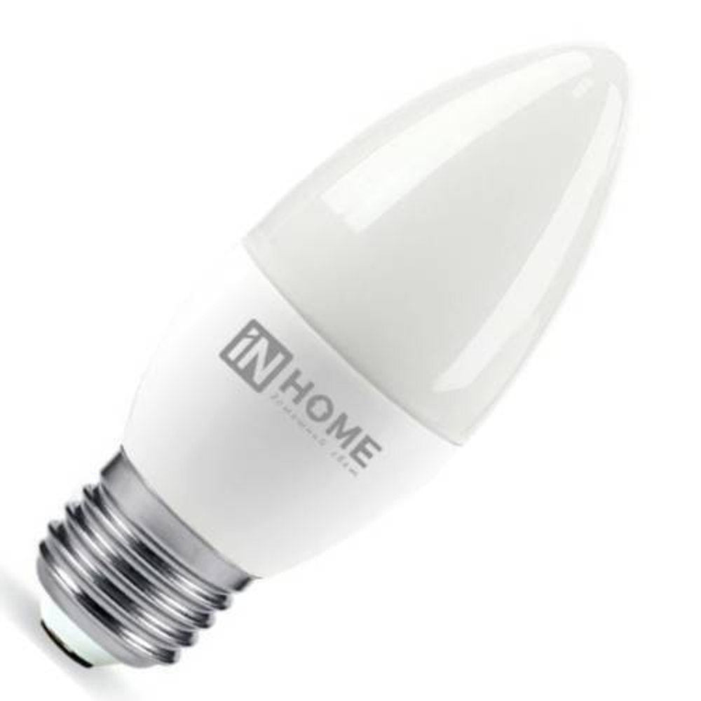 Лампа светодиодная Е27 8Вт 6500К LED-Свеча-VC /IN HOME/4820