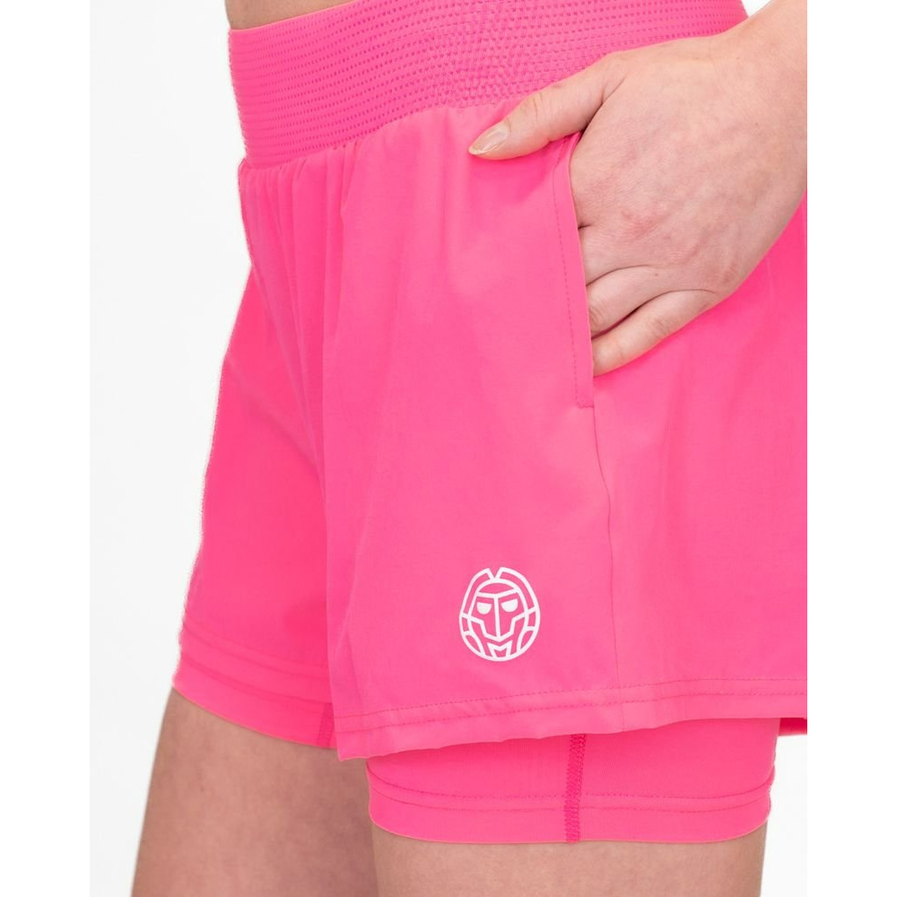 ОДЕЖДА ДЛЯ ТЕННИСА Девочки, Шорты BIDI BADU CREW JUNIOR 2IN1 .