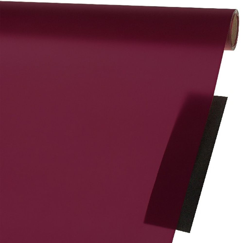 Пленка матовая "Дымка" 57смx10м 53mic (Бордовый)