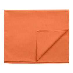 Дорожка на стол из хлопка оранжевого цвета Russian North 45х150 Tkano