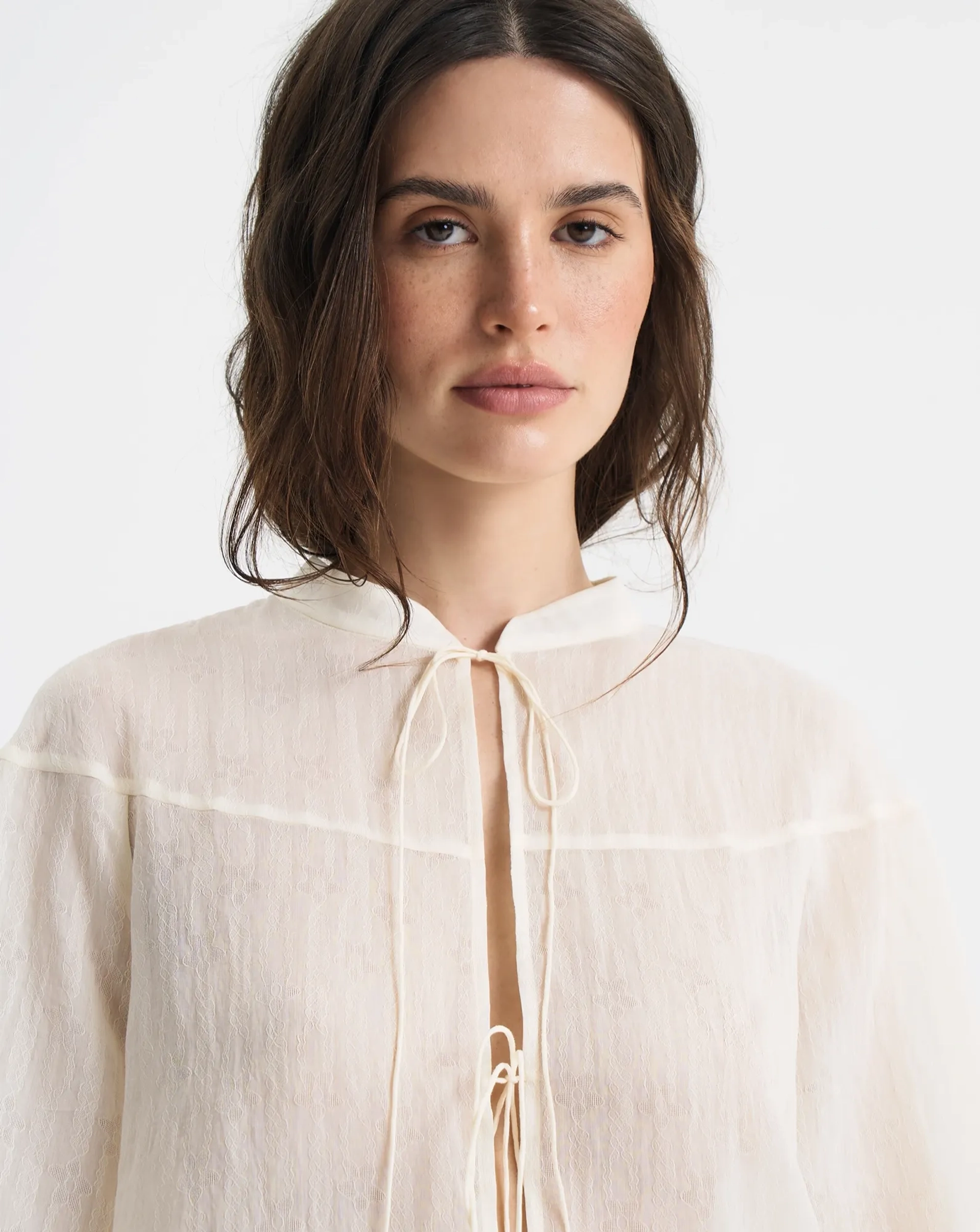 Блуза из органзы