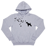 Толстовка "Шнауцер и бабочки"