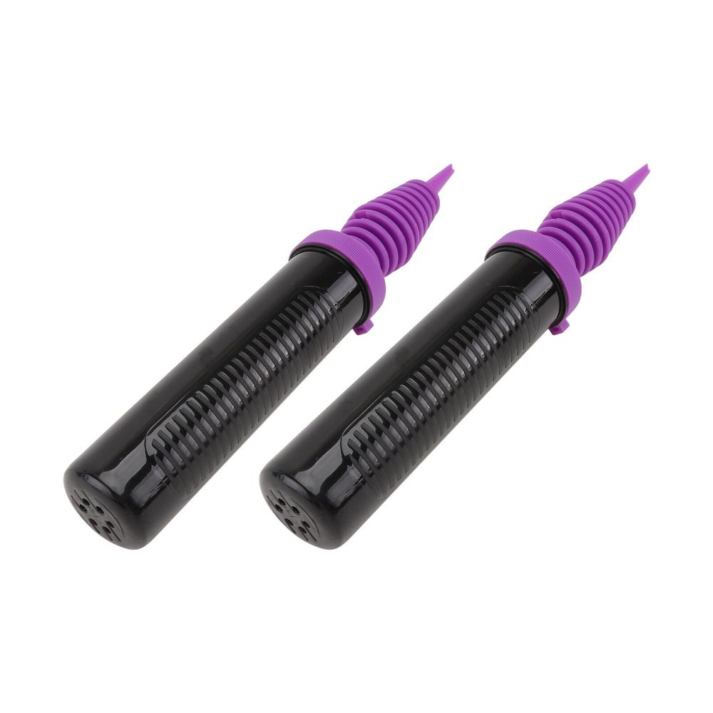 Насос ручной для ШДМ, двухходовой, 23 см, Черный/Фиолетовый, 1 шт.