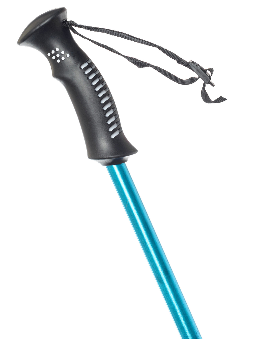 Палки для скандинавской ходьбы треккинговые Tech Team Yeti Blue 115-135 см., двухсекционные телескопические алюминиевые, система-антишок