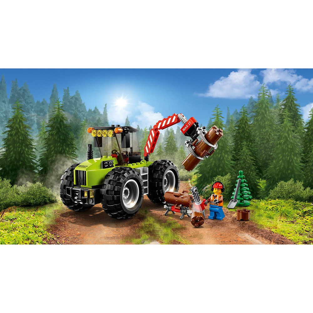 LEGO City: Лесной трактор 60181 — Forest Tractor — Лего Сити Город