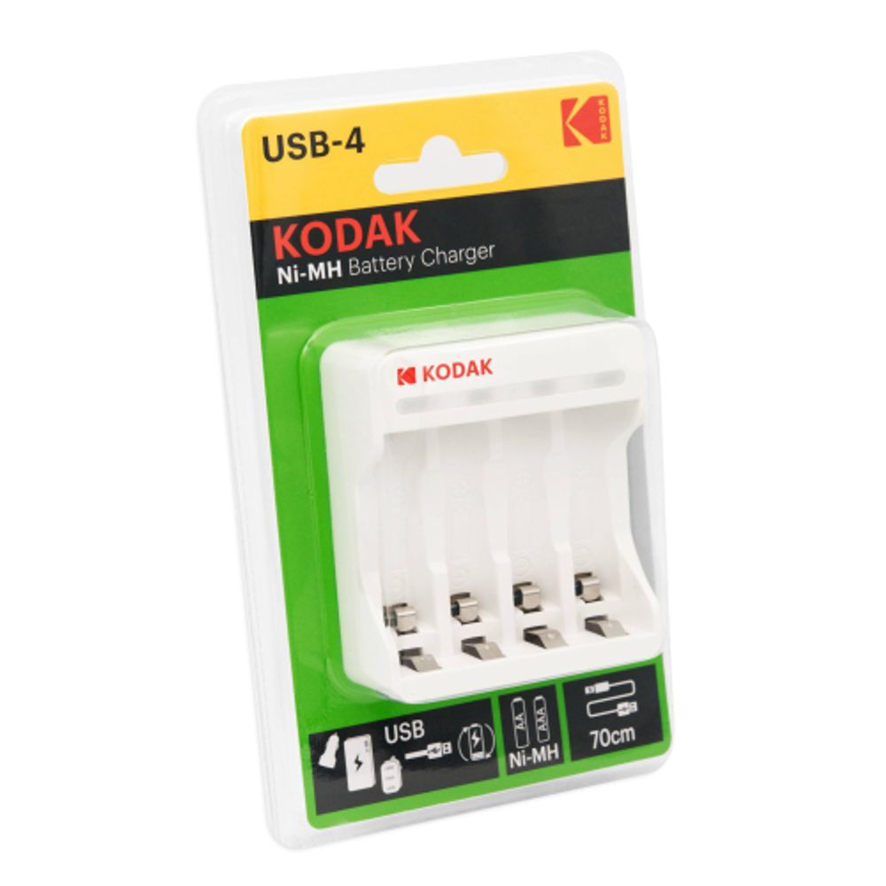Зарядное устройство для аккумуляторов Kodak C8002B USB [K4AA/AAA] | Kodak