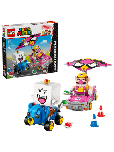 Конструктор Лего Супер Марио Mario Kart Варио и Король Бу 72038 | LEGO Super Mario Kart Wario & King Boo  512 деталей 8+