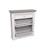 Тумба для обуви «Форест» белый воск/антрацит