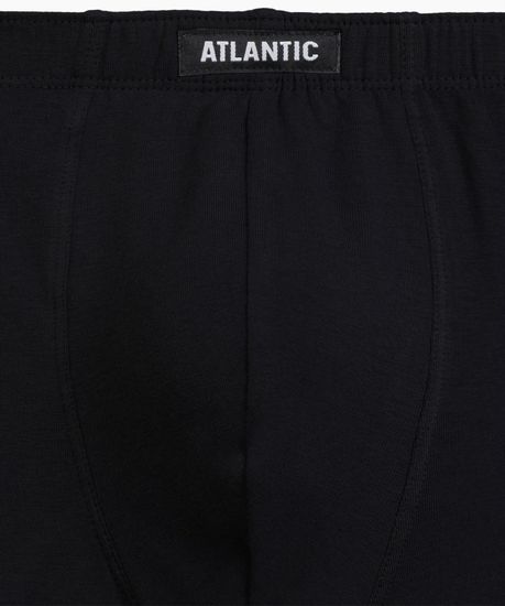 Трусы мужские боксеры (5шт), Atlantic 5SMH-002, хлопок, светло-голубой + графитовый + черный + светлый хаки + индиго