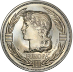 France, ECU Europa Commemorative Coin, 1987