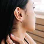 серьги zero mini