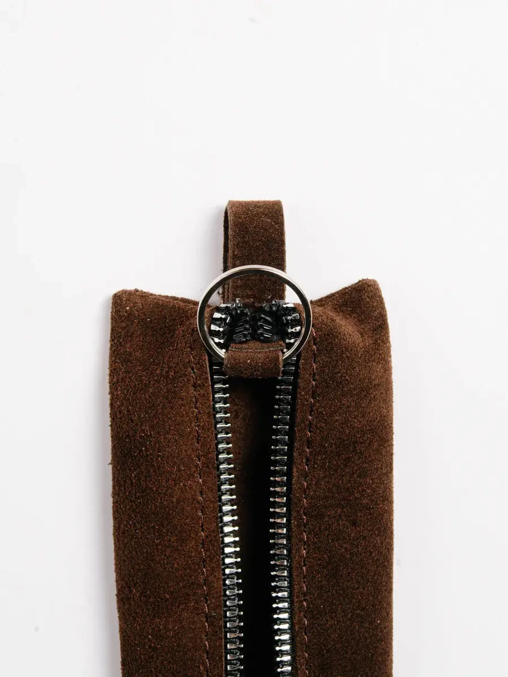 Ключница карманная кожаная