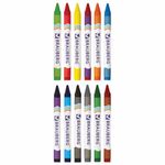 Восковые карандаши BRAUBERG, НАБОР 12 цветов, 222962