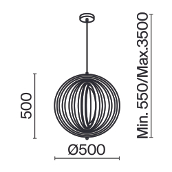 Подвесной светильник Maytoni MOD197PL-01W1