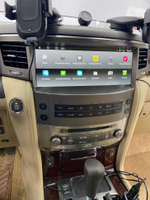 Магнитола для Lexus LX570 2007-2015 - Carmedia KP-L1209 на Android 13, 6Гб+128Гб, CarPlay, 4G SIM-слот