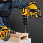 Дрель-шуруповерт аккумуляторная CDL-12-01CB, Li-Ion, 12 В, 1 акк, Denzel, 26104