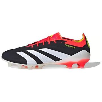 Элитные бутсы Adidas PREDATOR Низкие Черные Белые кроссовки