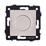 Светорегулятор для светодиодных ламп, проходной, 500W, кашемир матовый Kollinger REA-048CM для Aspekt, Eleganz, Reflex