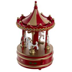 GAEM Фигурка декоративная музыкальная "Карусель", L13 W13 H23 см