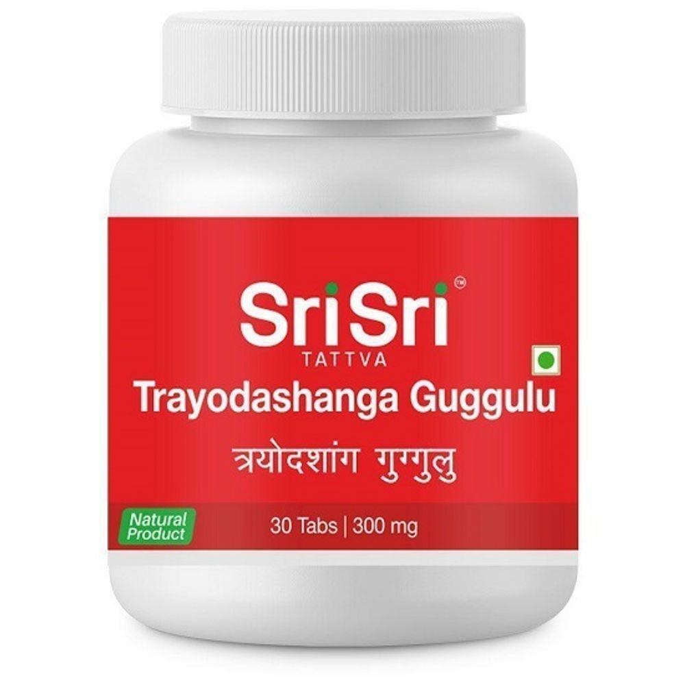 БАД Sri Sri Tattva Trayodashaga Guggulu Трайодашанга Гуггул при заболеваниях суставов 30 таб