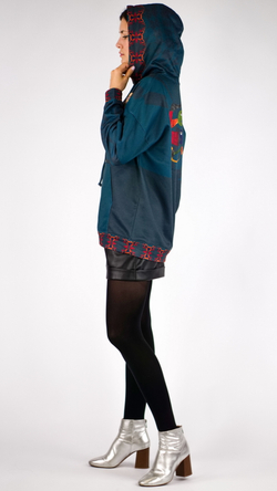 Зип худи "Рыцарь Связи" по мотивам живописи художника-сюрреалиста Виктора Браунера