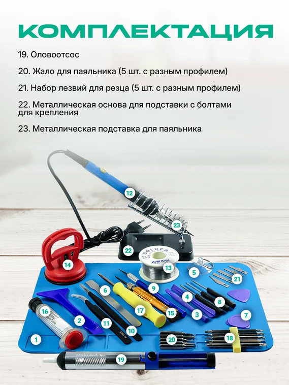 Набор мастера для ремонта смартфонов и планшетов (New)