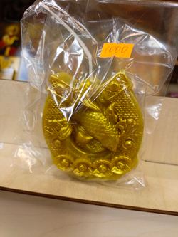 Свеча " Подкова рыбка". " ручная работа.