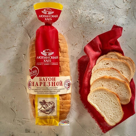 Батон нарезной высший сорт 380 г.