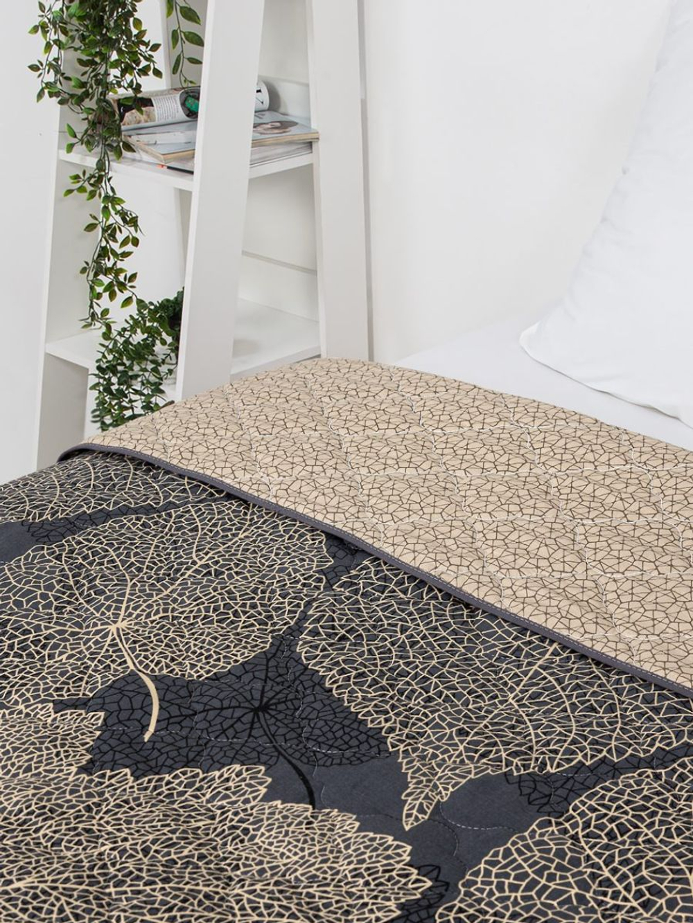 Покрывало на кровать, стеганое, бязь, хлопок с размерами 150х215