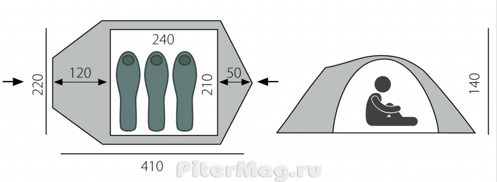 Палатка BTrace Challenge 4 [T0164]