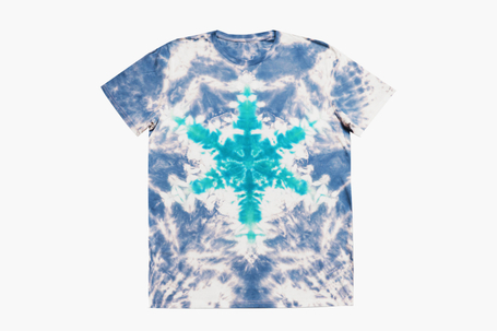 Окрашивание тай-дай Снежинка