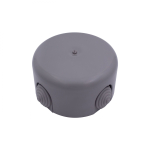 Распределительная коробка 78мм, пластик, цвет Титан (4 кабельных ввода в комплекте) B1-521-26-K