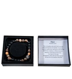 NP-09/1 Браслет из камней «Оникс»