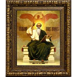 Иоанн Богослов Святой апостол и евангелист. Икона на холсте.