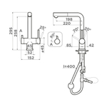 Смеситель OMOIKIRI TAKAMATSU-S PW