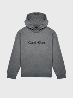 Худи Calvin Klein Relaxed Fit Standard Logo Medium Grey Heather