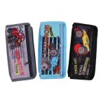 Пенал мягкий 2 отделения "Джип" 3 цвета микс