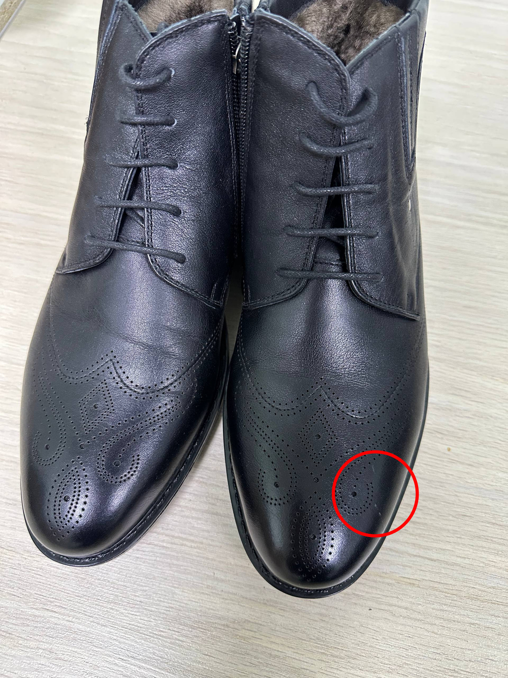 Ботинки мужские(мех) 40р уценка_131