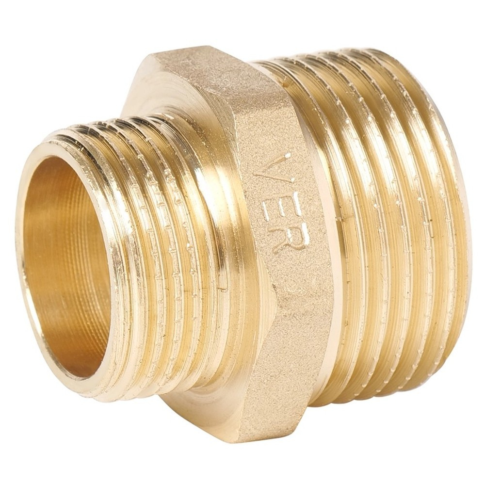 Ниппель переходной VIEIR НН 1/2"х1/4" латунь SH31