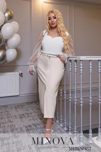 Юбка 452-бежевый Minova