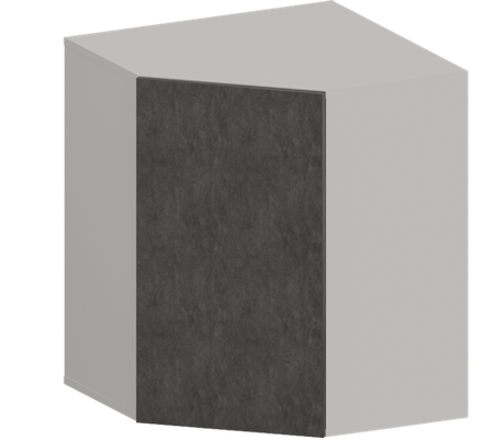 Кухня Модуль ШВУ 590 Графит / Бетон