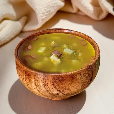 Фотография Суп гороховый с копченостями/350 мл купить в магазине Афлора