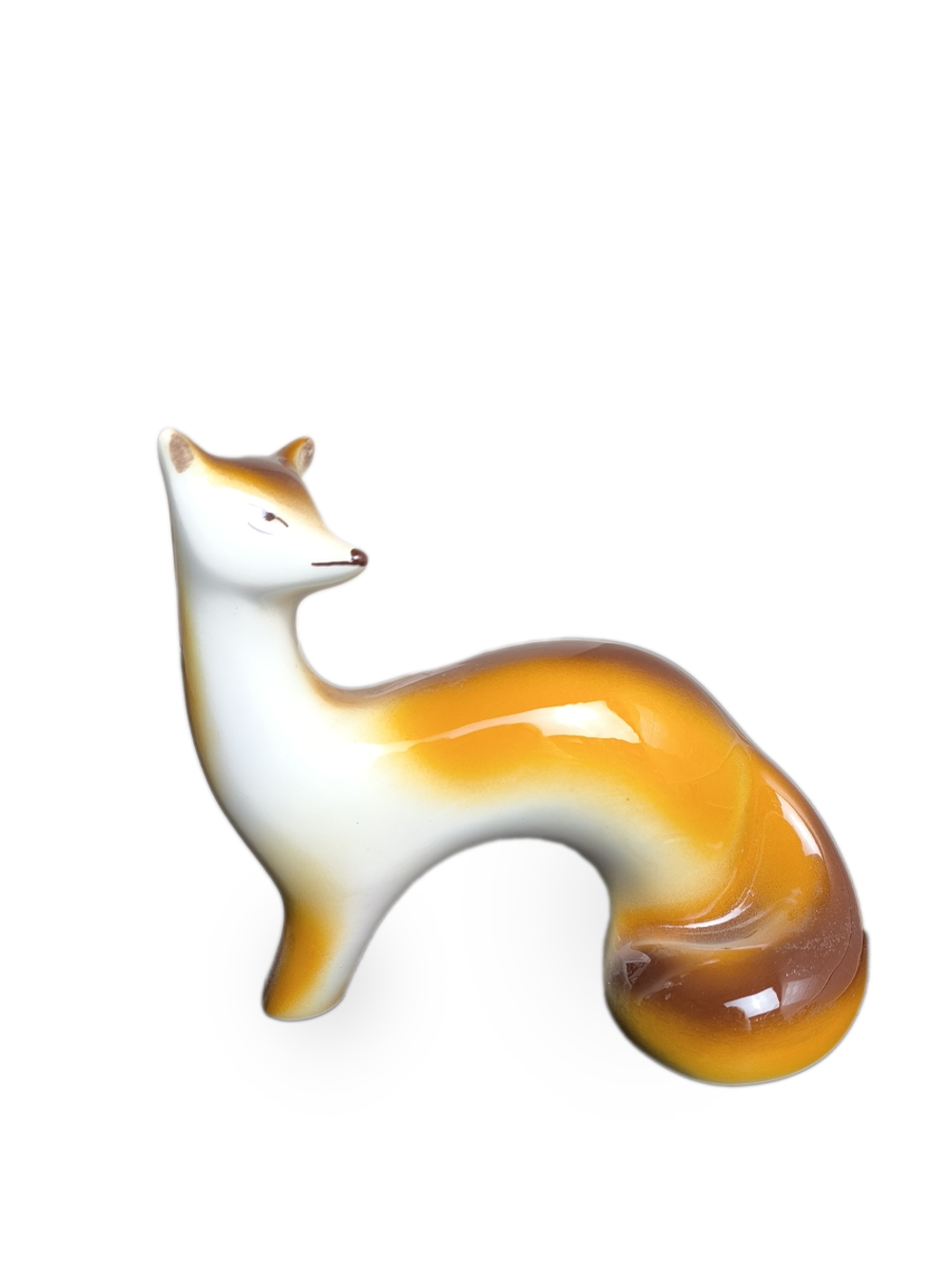 Фаянсовая статуэтка "Соболь" (ЗиК "Конаково")