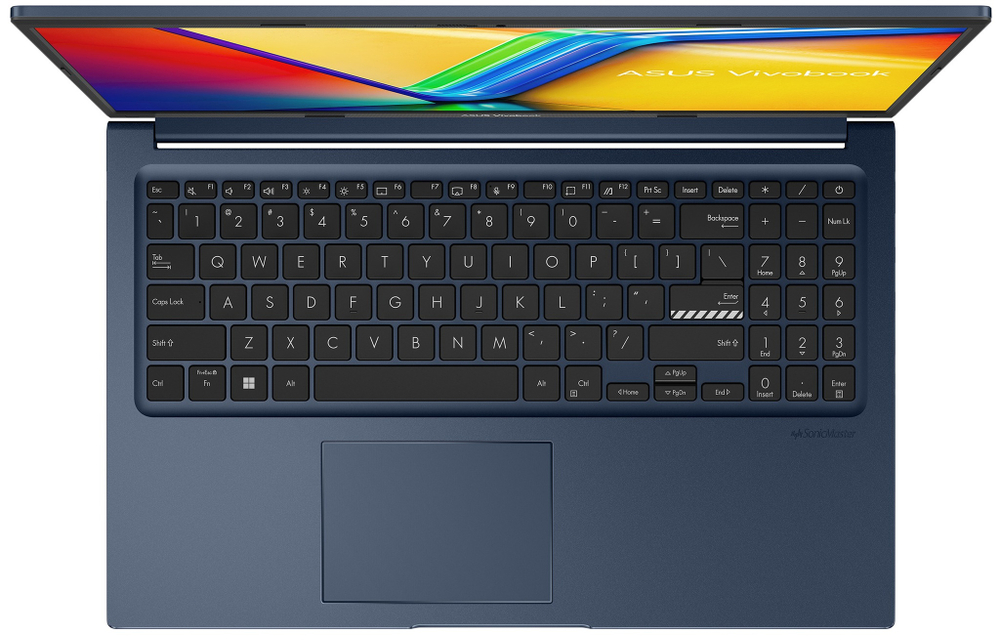 Ноутбук  ASUS X1504ZA-BQ1416 15.6 ", Core i5, 8 Гб RAM, 512 Гб SSD, Iris Xe Graphics, Синий