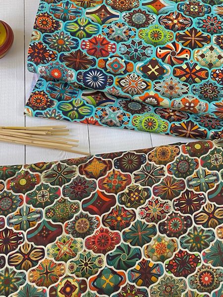 МАРРАКЕШ #23, отрез 45 см. 100% хлопок Handmade Fabrics 6