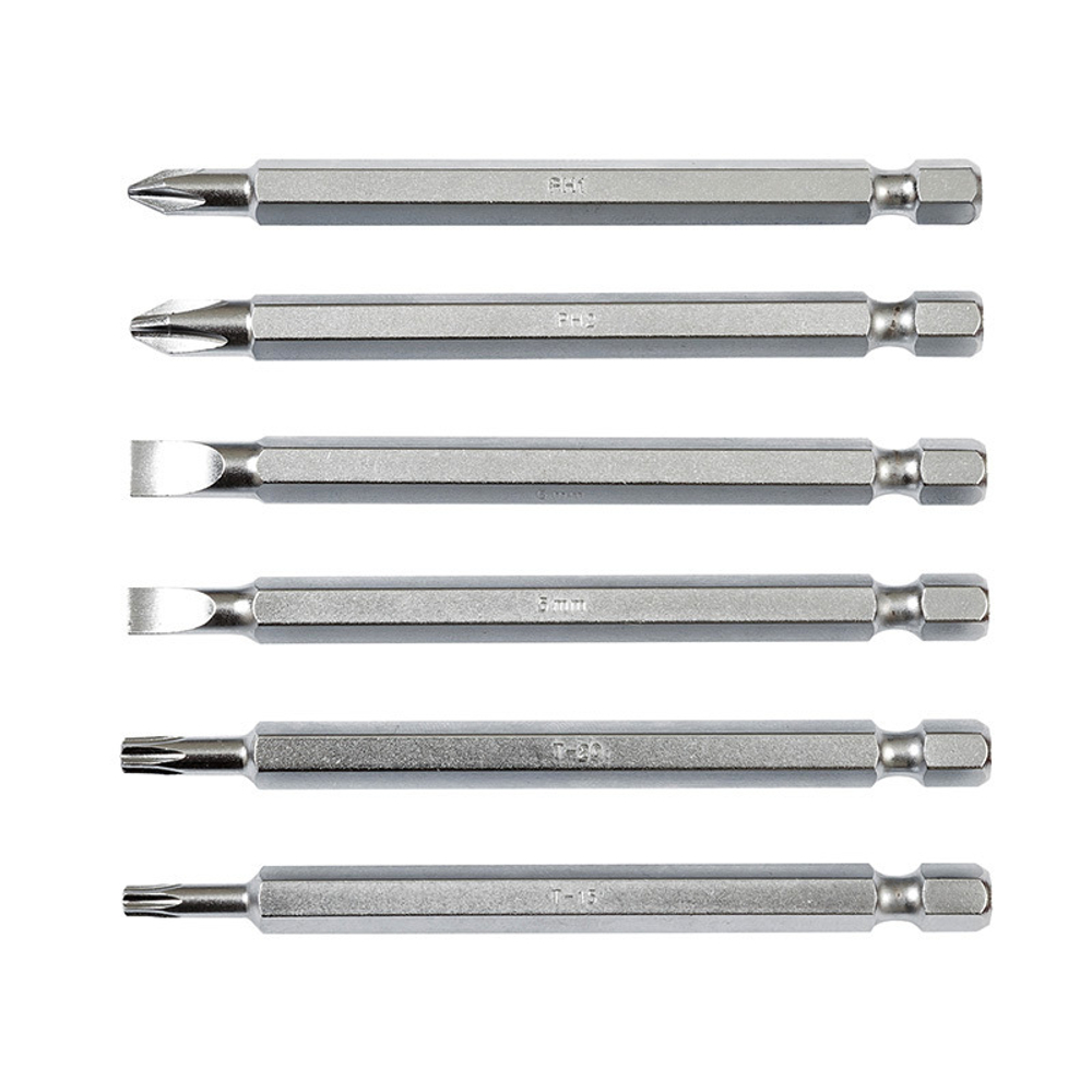 Реверсивная отвертка с битами 7 в 1 МАСТАК 049-7LB