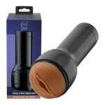 Коричневый мастурбатор-вагина 22,4см Kiiroo Feel Stroker Pussy-Dark Caramel Penis Masturbator