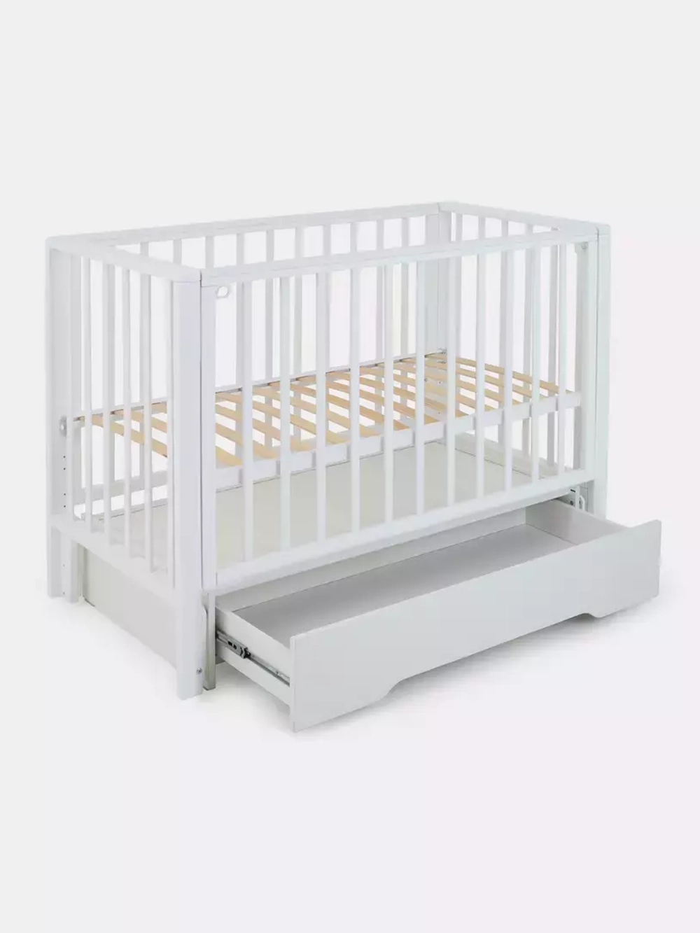 Кровать детская 120*60 RANT "BERGEN" (арт.769) пп маят/ящ Cloud White (2 кор)