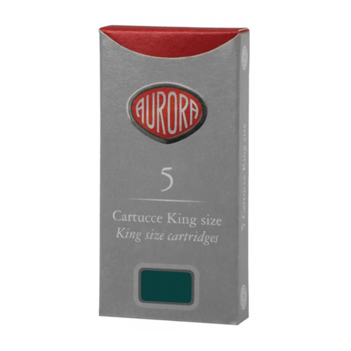 Картридж с чернилами для перьевой ручки Aurora green, упаковка из 5 шт.